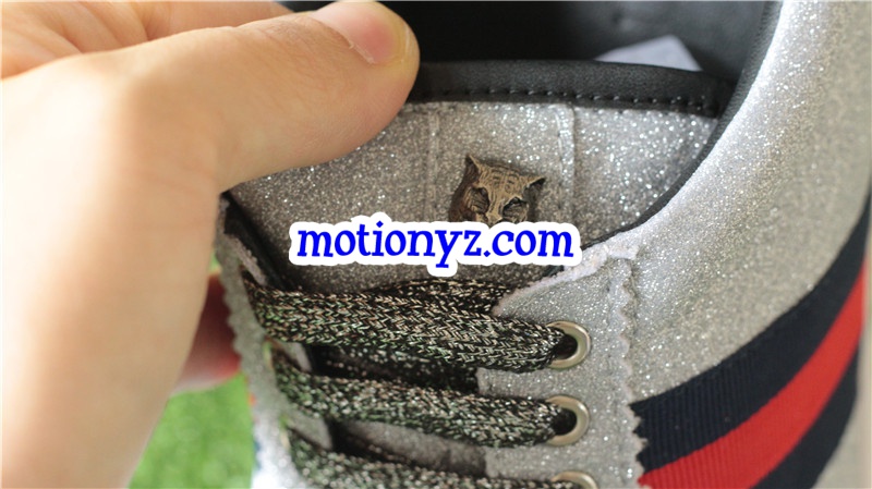 GC Glitter Web sneaker with studs